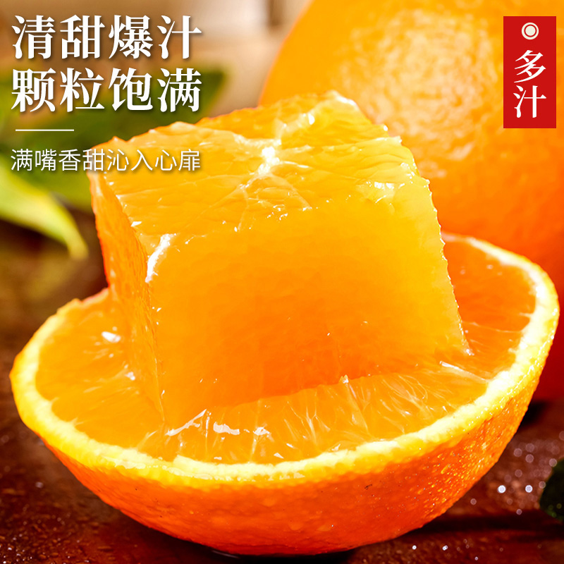 赣南脐橙千亩果园现摘新鲜手剥脐橙当季新鲜水果整箱赣州直发