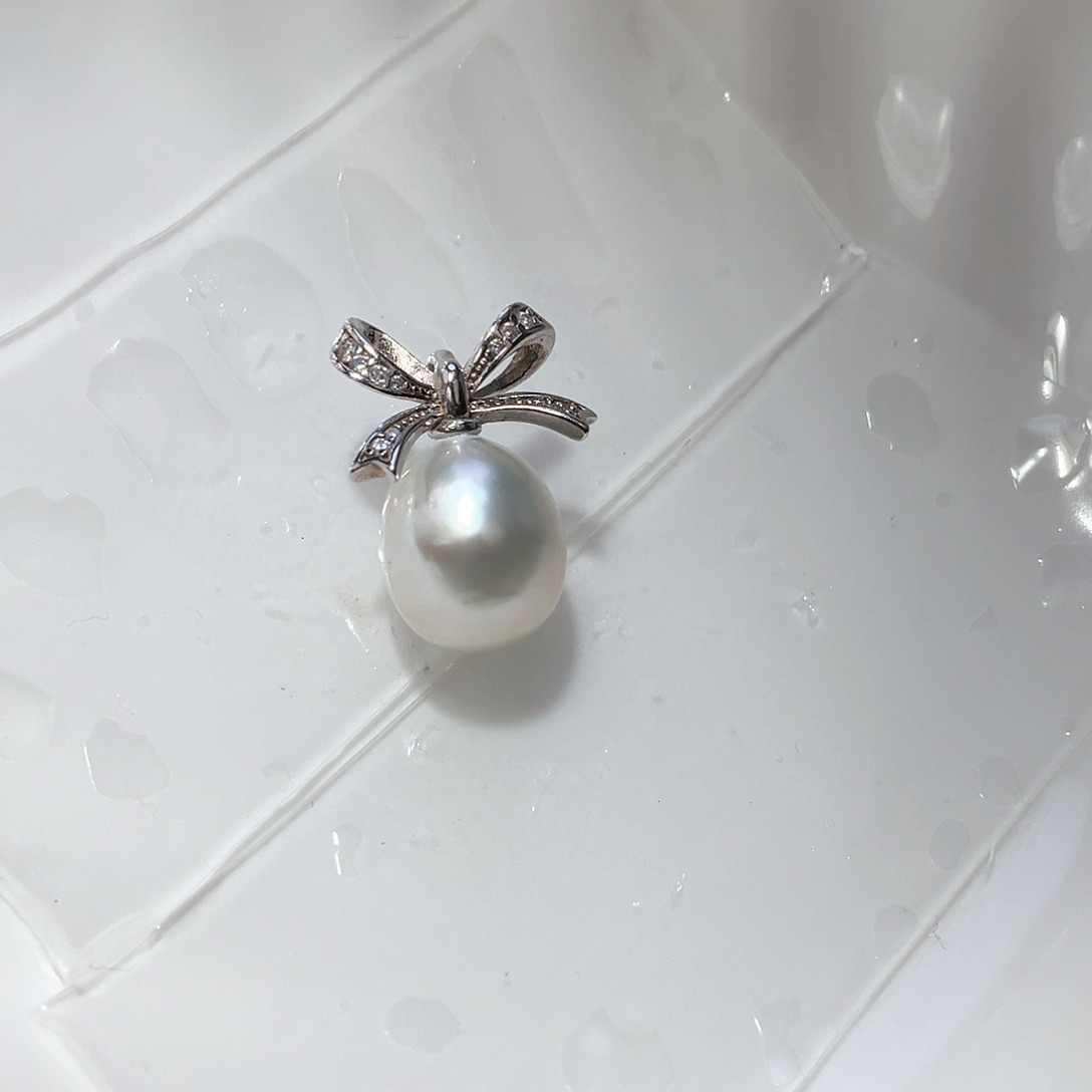 海水珍珠颈饰银S925镶嵌