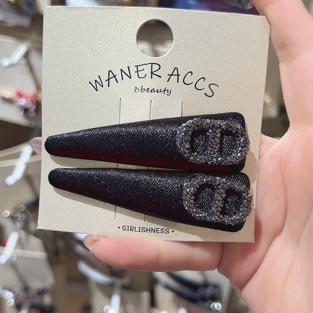 羽毛不锈钢黑色猪鼻掰掰夹