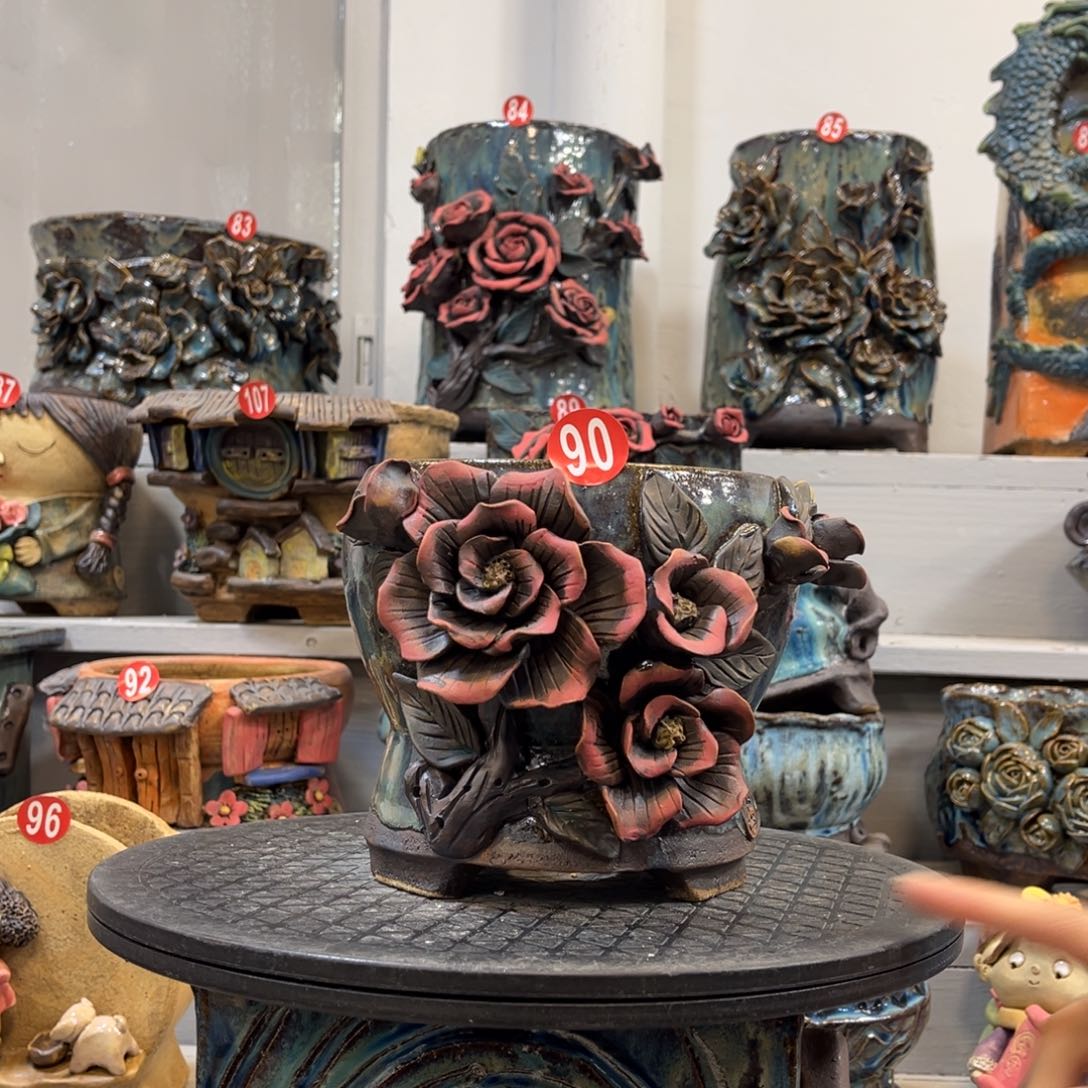 陶瓷90 号陶然福利花盆