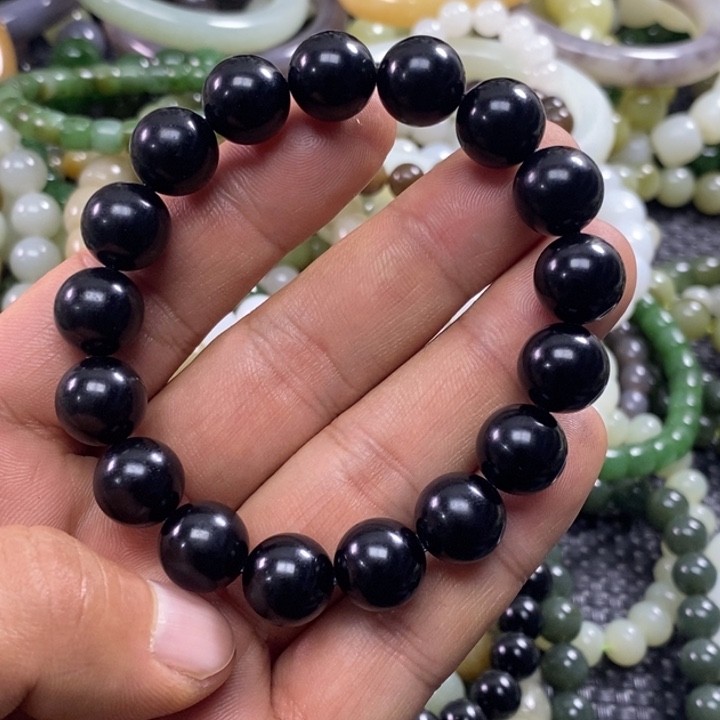 .***.和田玉未镶嵌手链