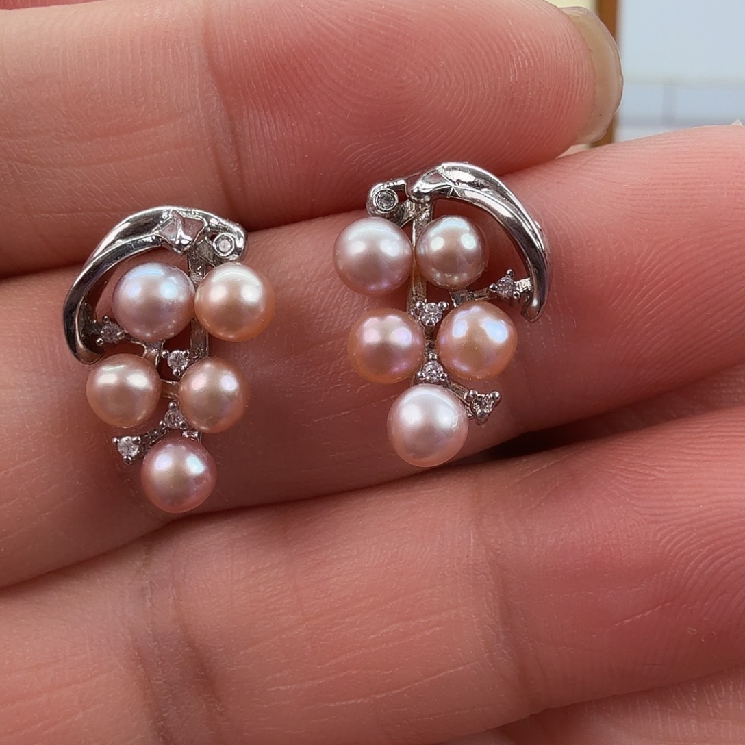 耳饰未镶嵌淡水珍珠