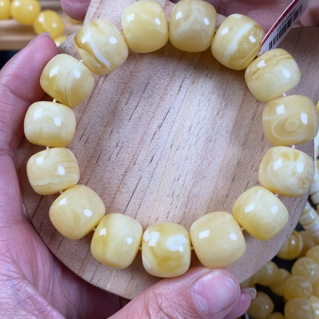蜜蜡裸石未镶嵌16➕奶白蜡
