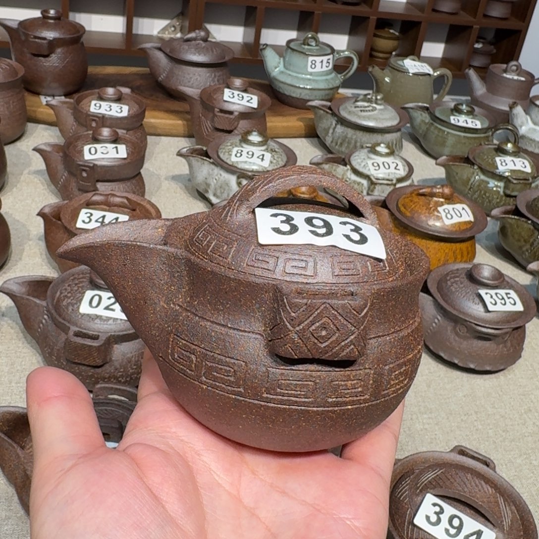 陶粗瓷茶具素色盖碗