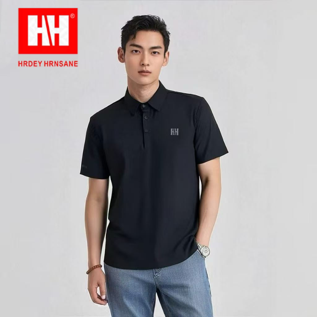 HRDEY HRNSANE【官方正品】夏季男士时尚透气休闲速干户外POLO