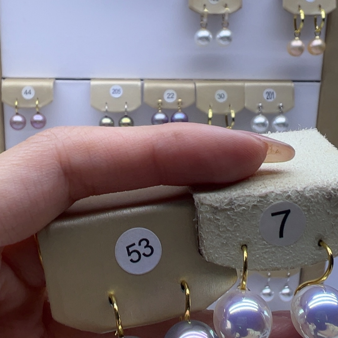 未镶嵌淡水珍珠耳饰