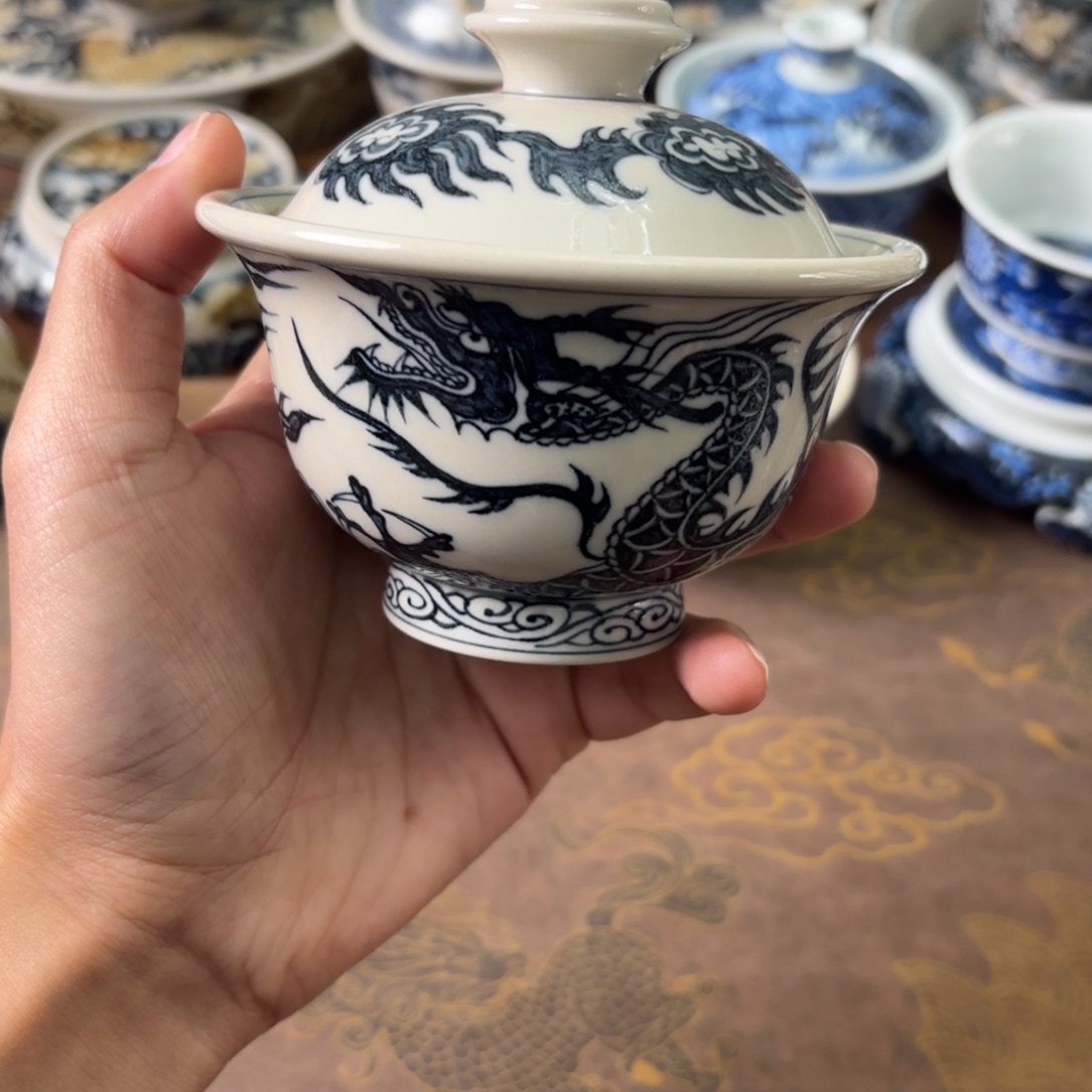 陶瓷摆件景德镇手绘茶器