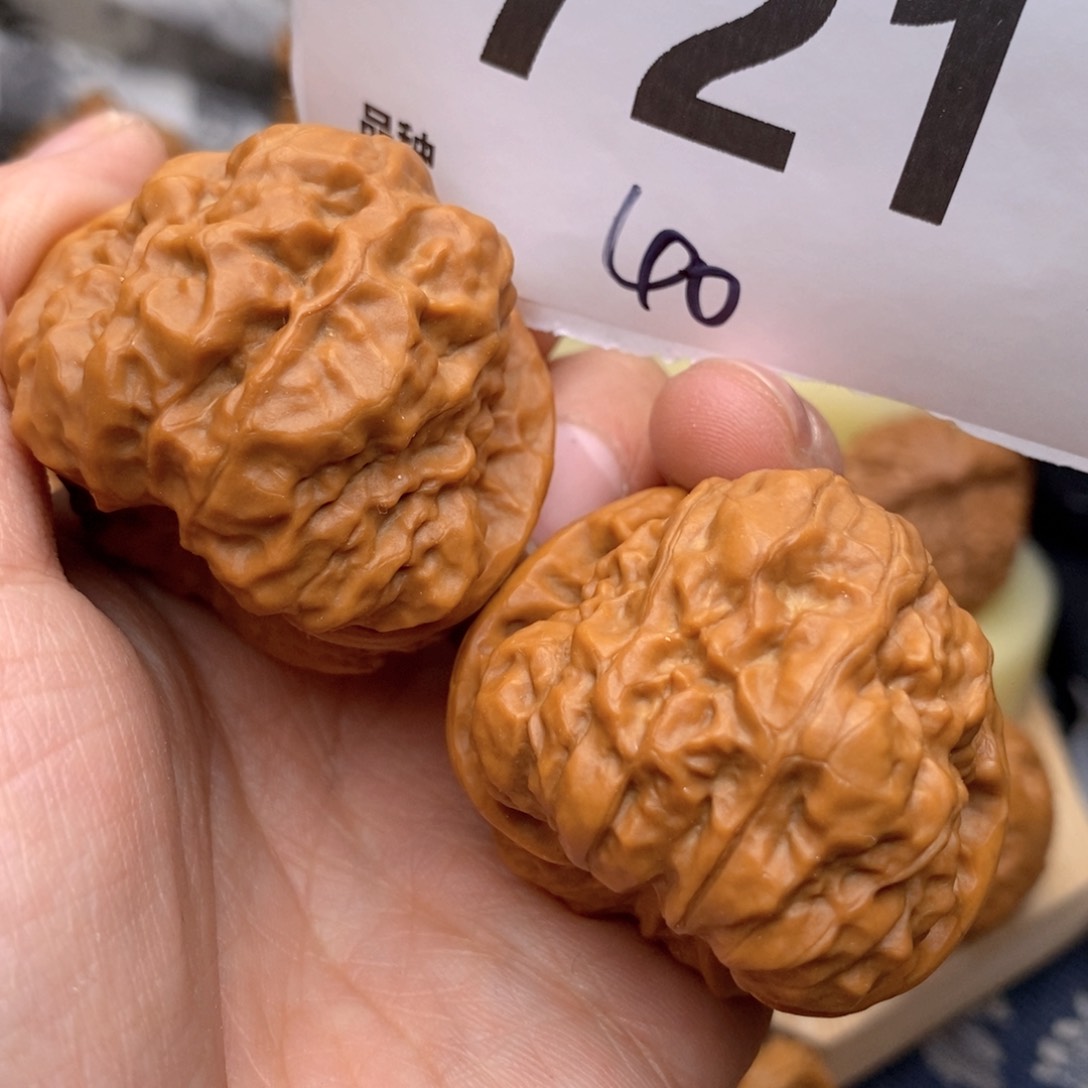 文玩核桃把件721号40蛙