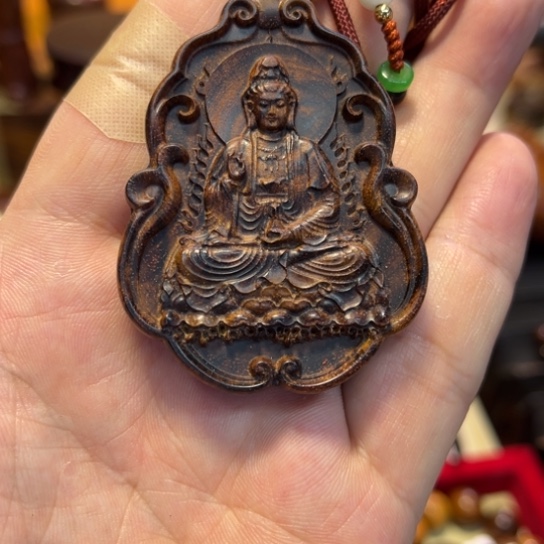 黄花梨/降香黄檀吊坠黄花梨