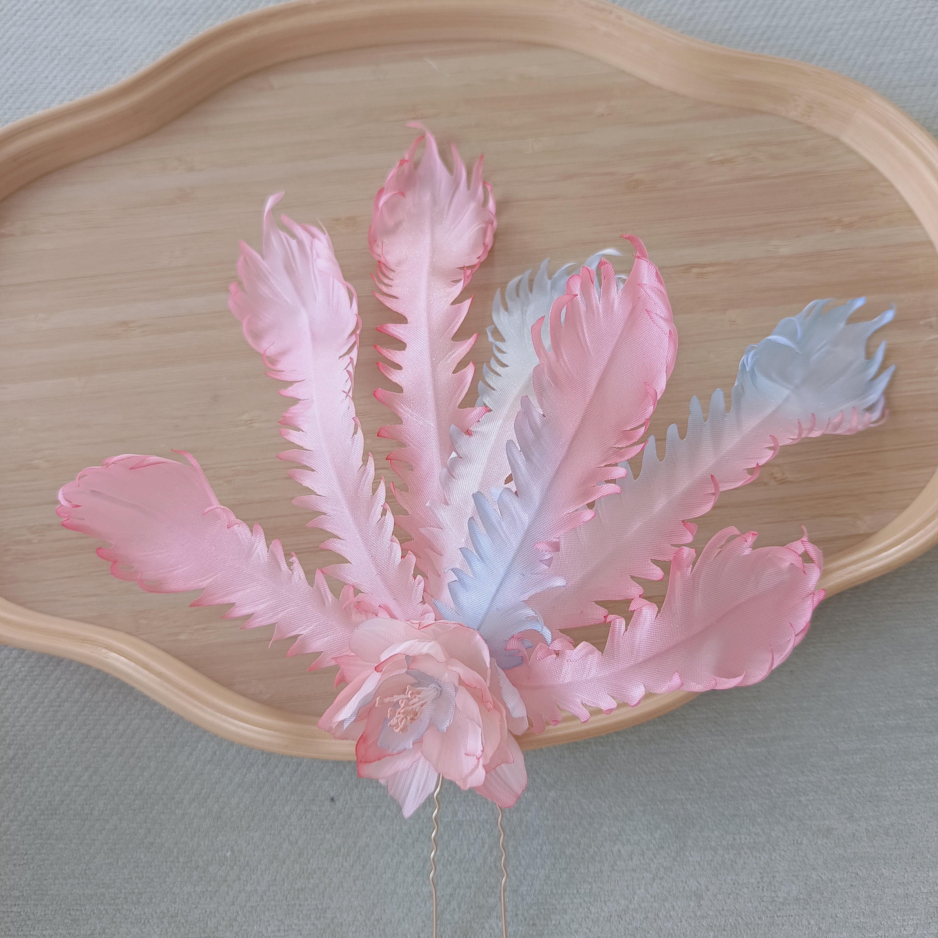 风雪初晴缠线A4号发簪汉服造型手工发饰头饰超仙