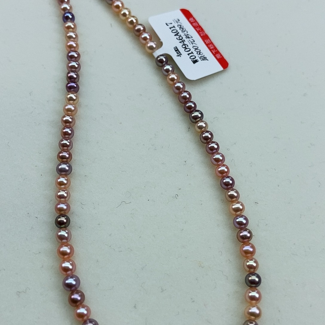 淡水珍珠4糖果小灯泡银S925镶嵌