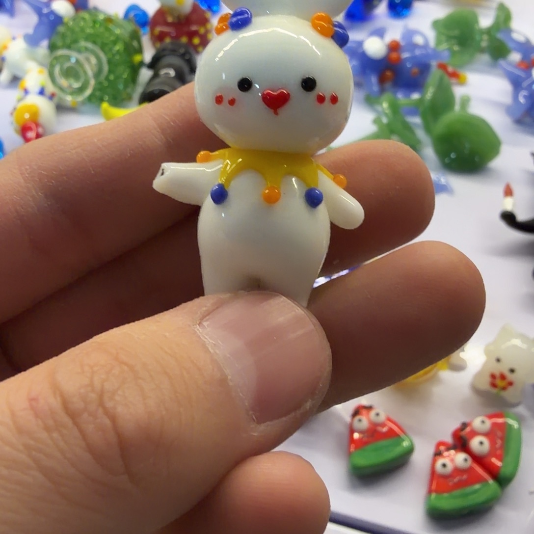琉璃手工艺品兔子