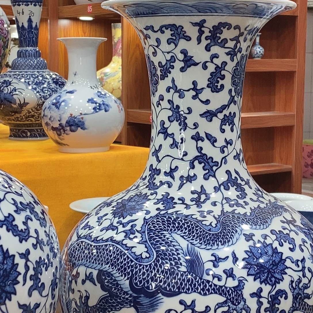 摆件無*景德镇陶瓷赏瓶