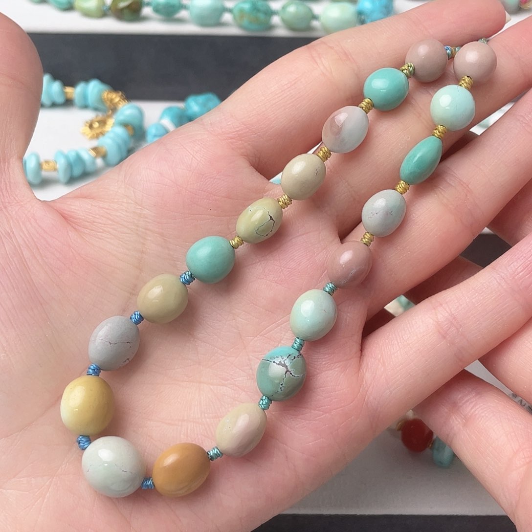 未镶嵌绿松石珠宝奇石