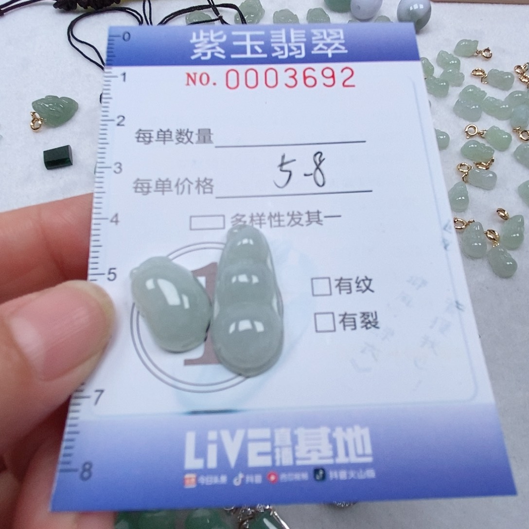 翡翠未镶嵌颈饰挂件