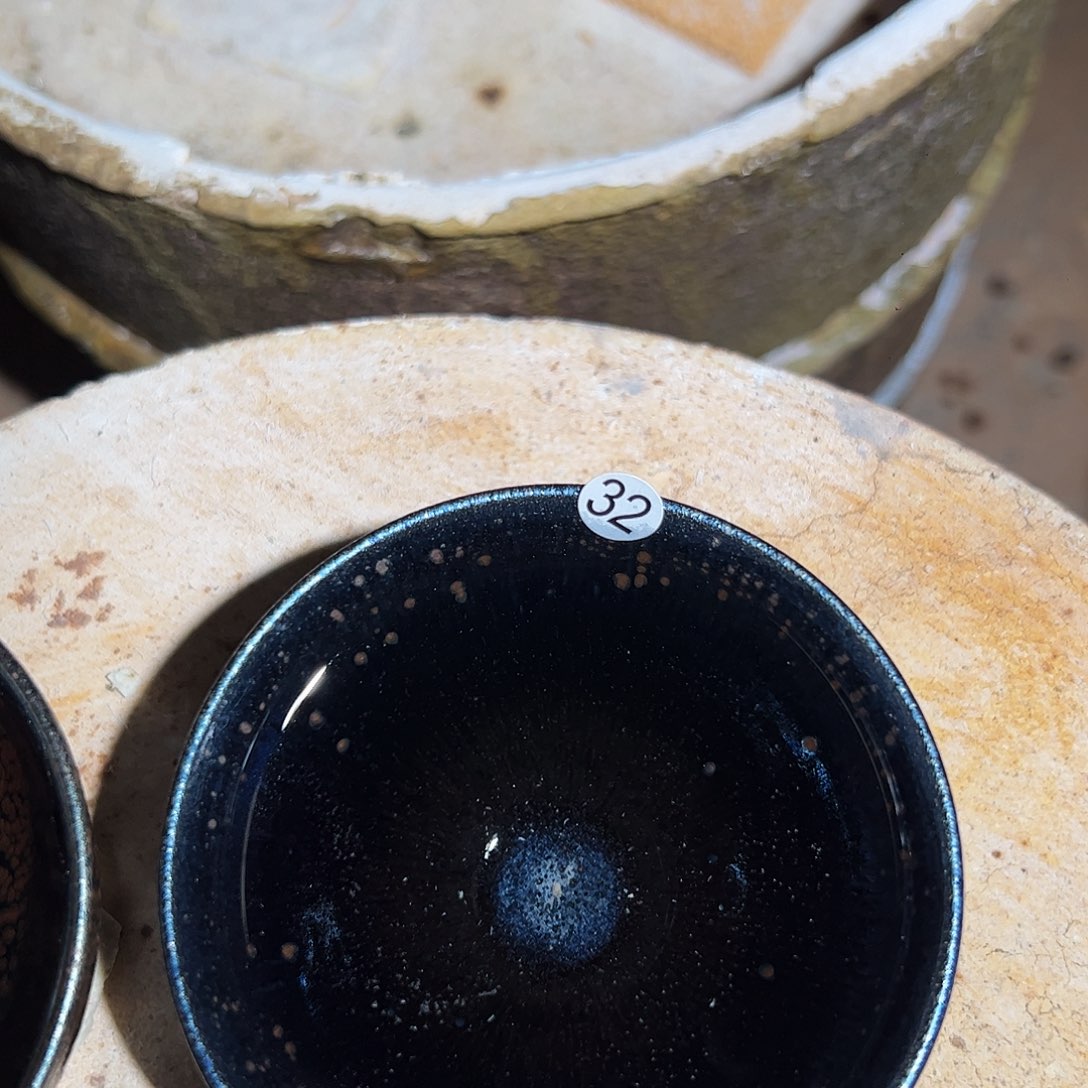 茶盏叶明老师行知建盏茶器