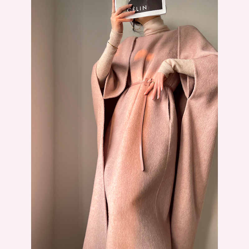 Aconiconi｜温莎漫步 羊毛呢子外套廓形设计感连衣裙双面呢两件套