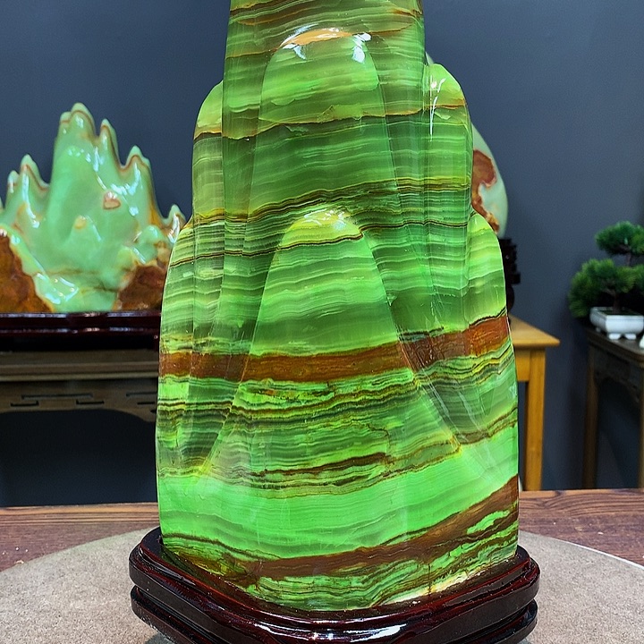 石材靠山摆件家居