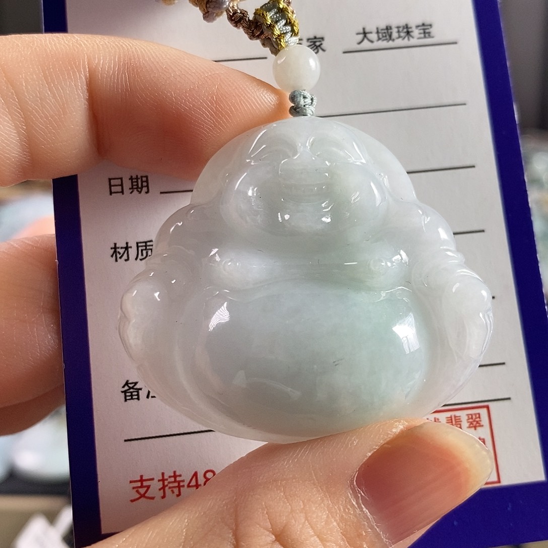 颈饰未镶嵌翡翠佛公