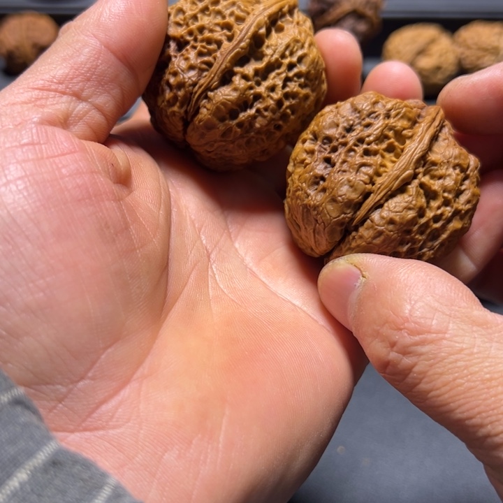 把件文玩核桃B虎斑蟾44mm