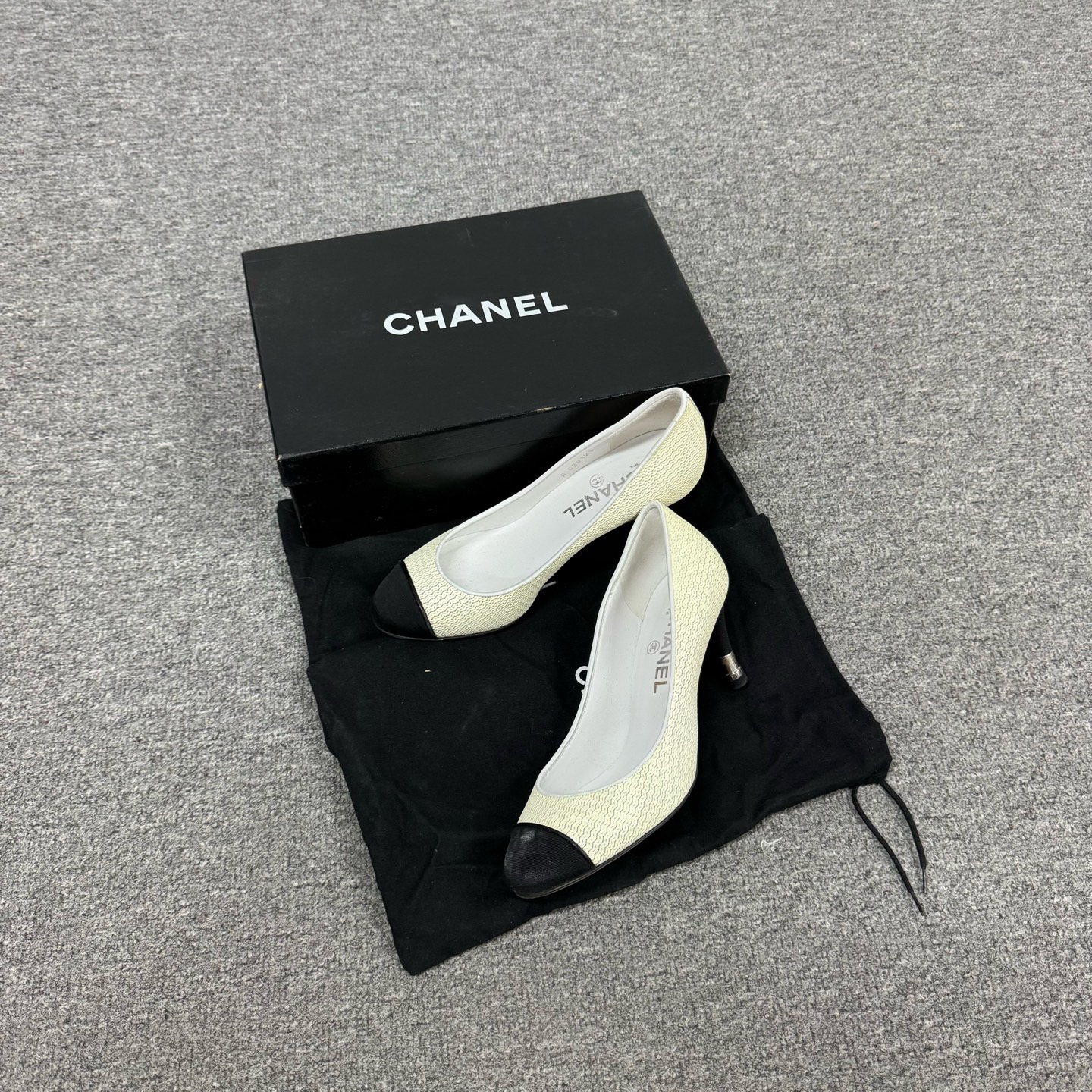 99新 AMIPARIS Chanel 高跟鞋37码