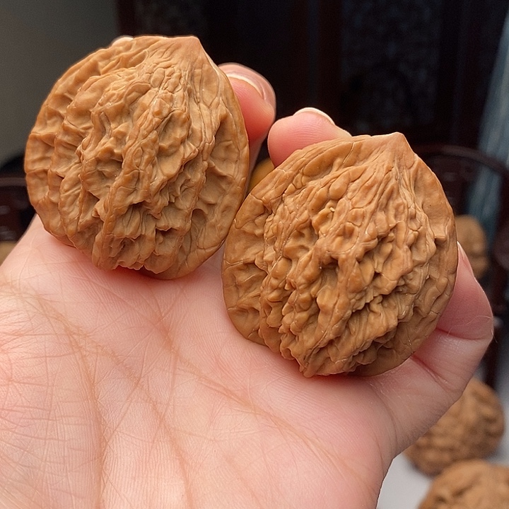 吊坠文玩核桃吊坠麦穗虎头39尺