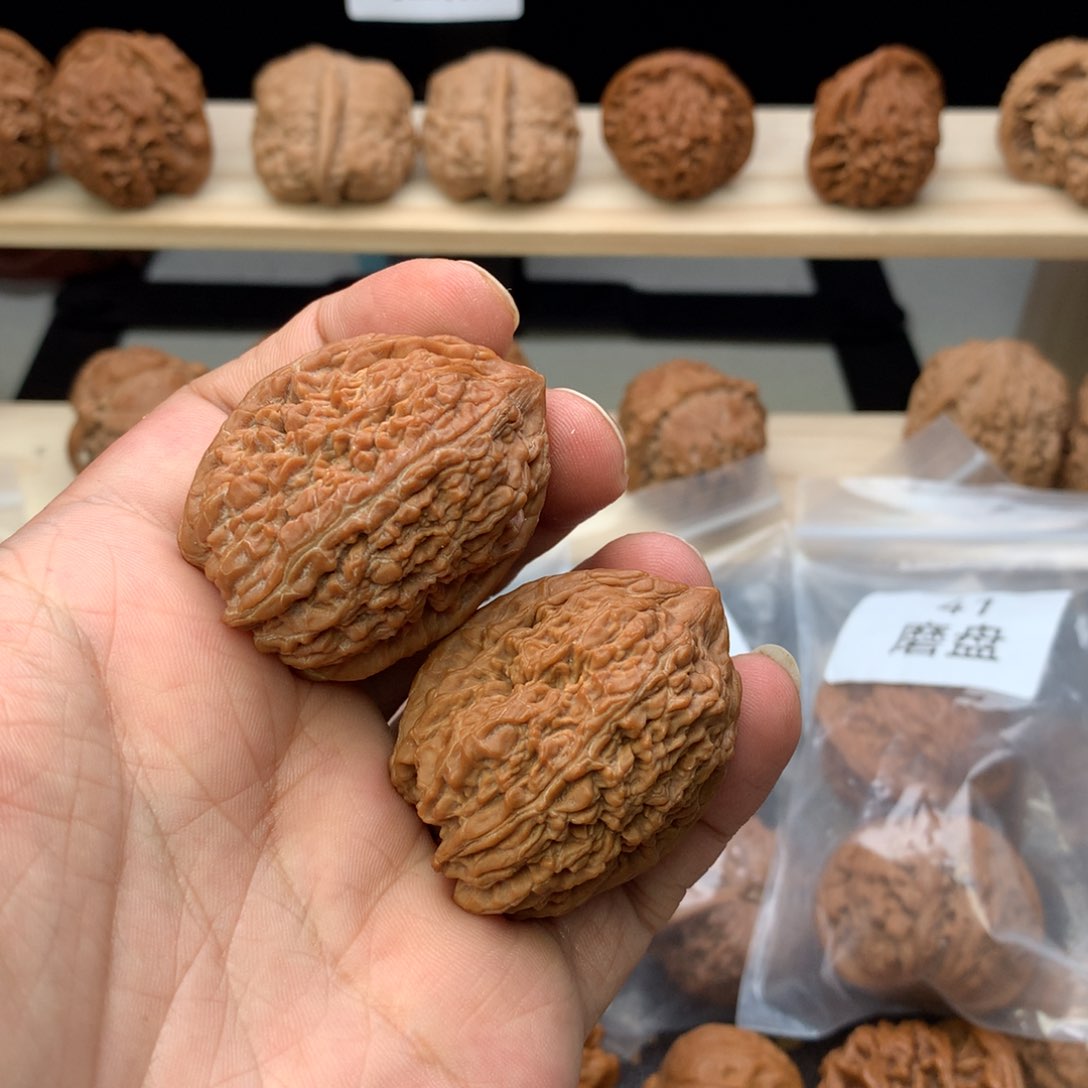 文玩核桃把件z****y34尺全品无修大蒜头