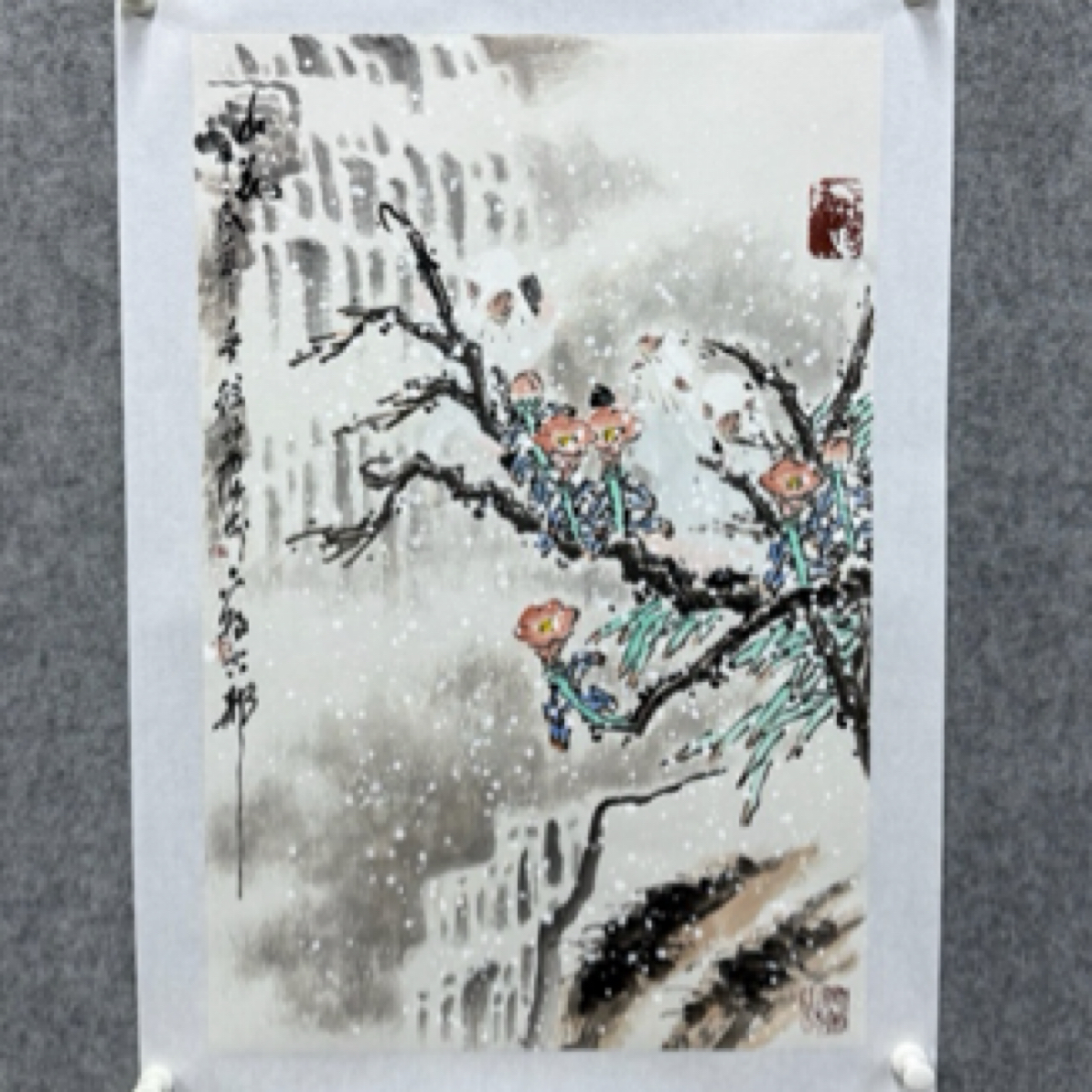 徐培晨～国画写意水墨作品三开 70✖️46 现货