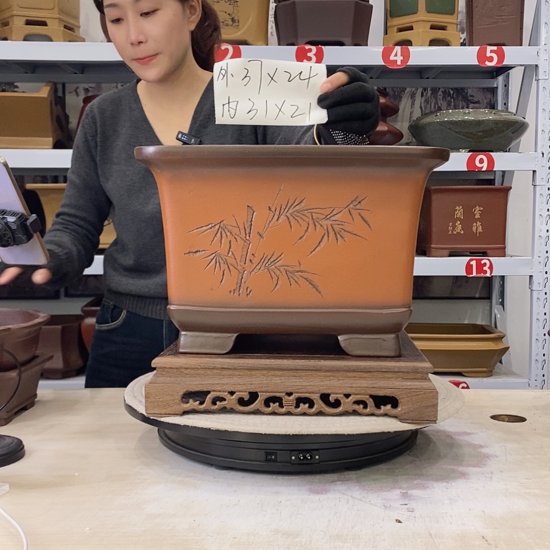 紫砂花盆紫砂花盆