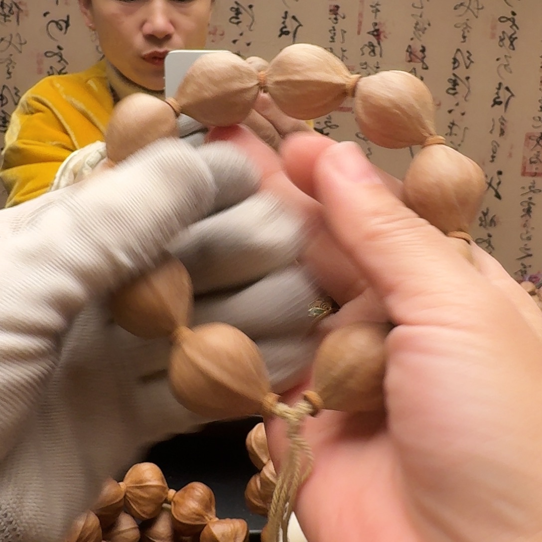 半***茶手串橄榄核蒜头核