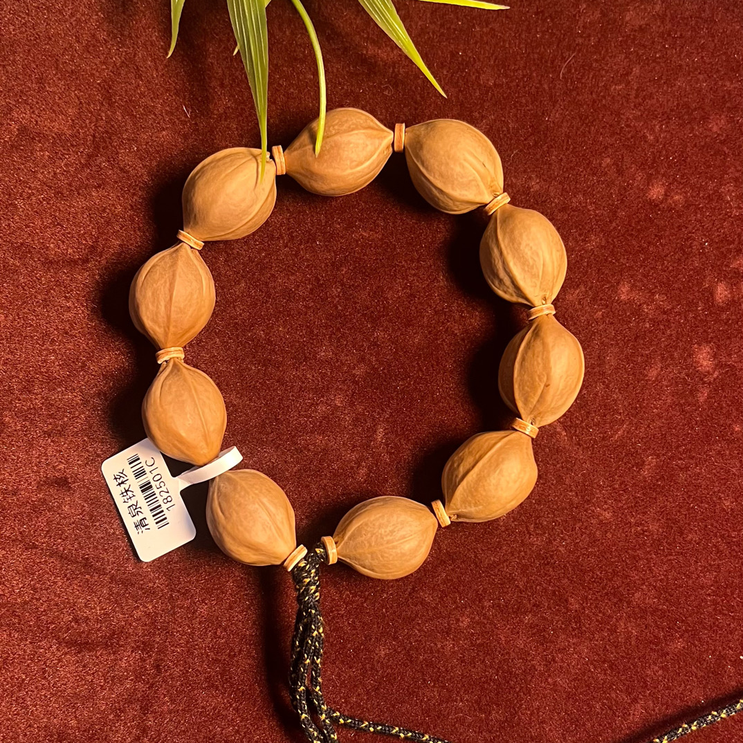 清泉18MM集合＋素心版 梅林橄榄铁核 •老树铁核文玩素串 •原生态籽