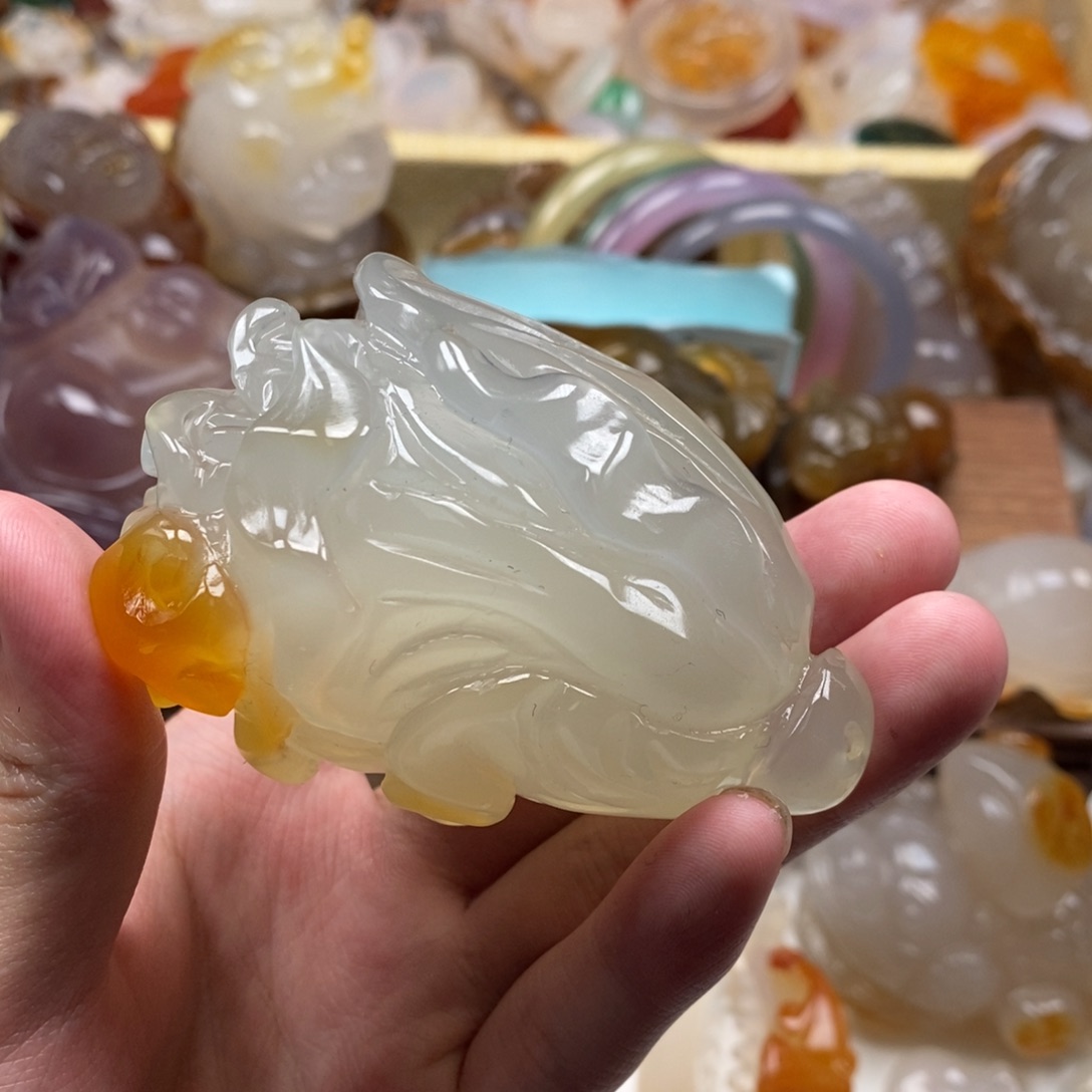 玛瑙/玉髓未镶嵌颈饰