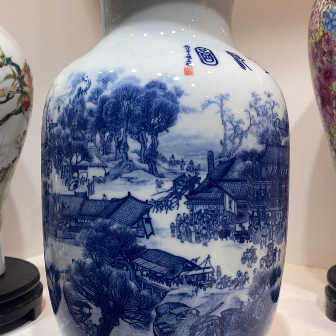 景德镇陶瓷花瓶摆件