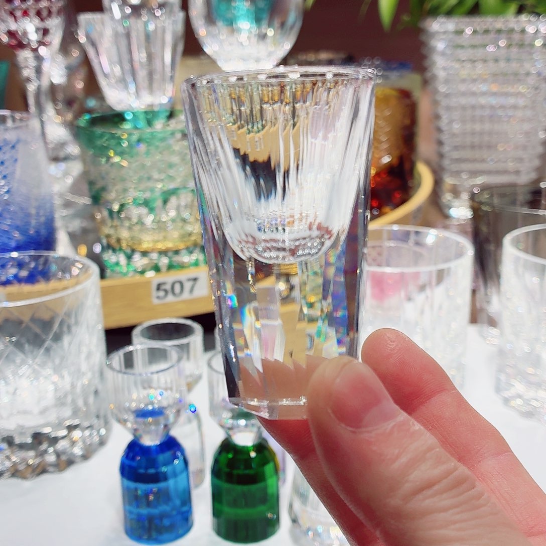༺***༻水晶玻璃平底款威士忌