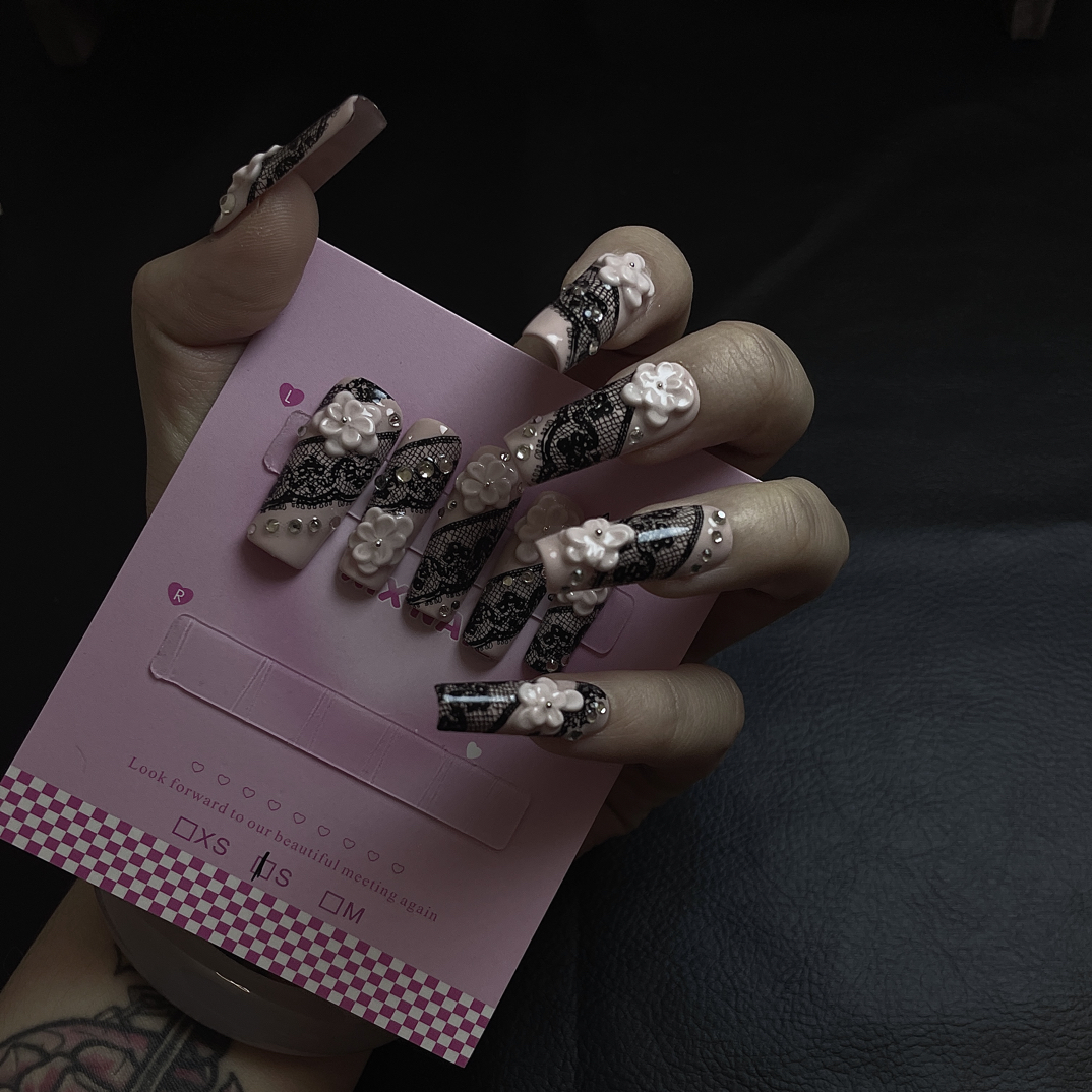 纯手工定制穿戴甲孤品 两单包邮 默认微瑕 NO退NO换 下单备注编码