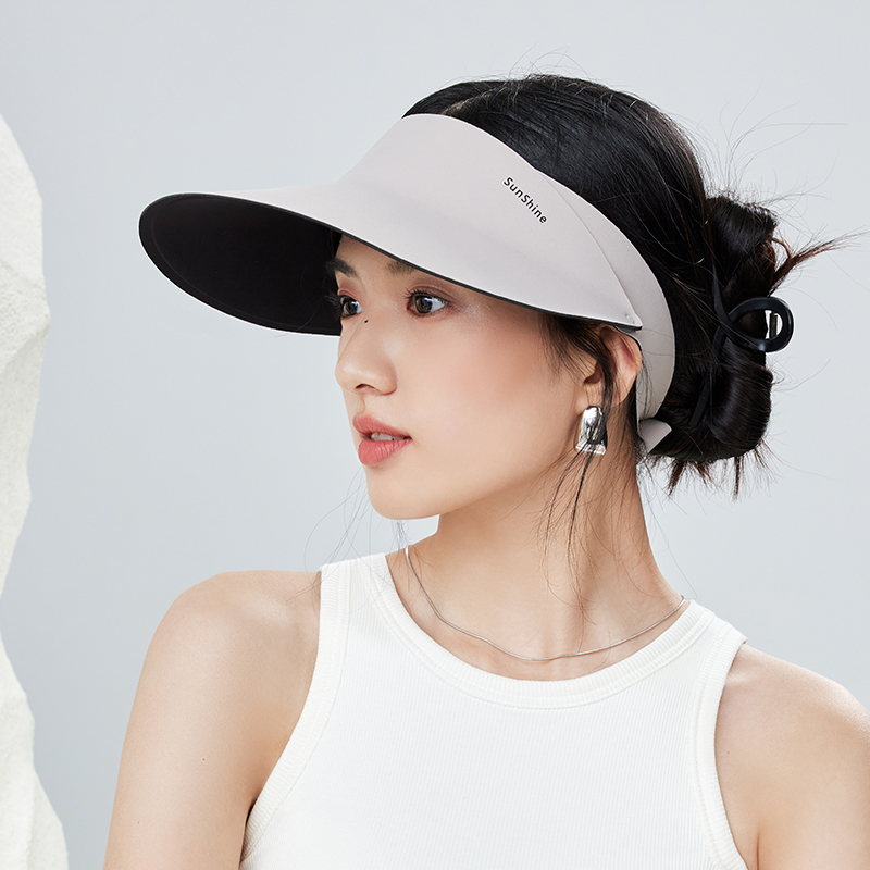 【siggi】无痕防晒帽女夏季空顶帽子可折叠防紫外线遮阳帽