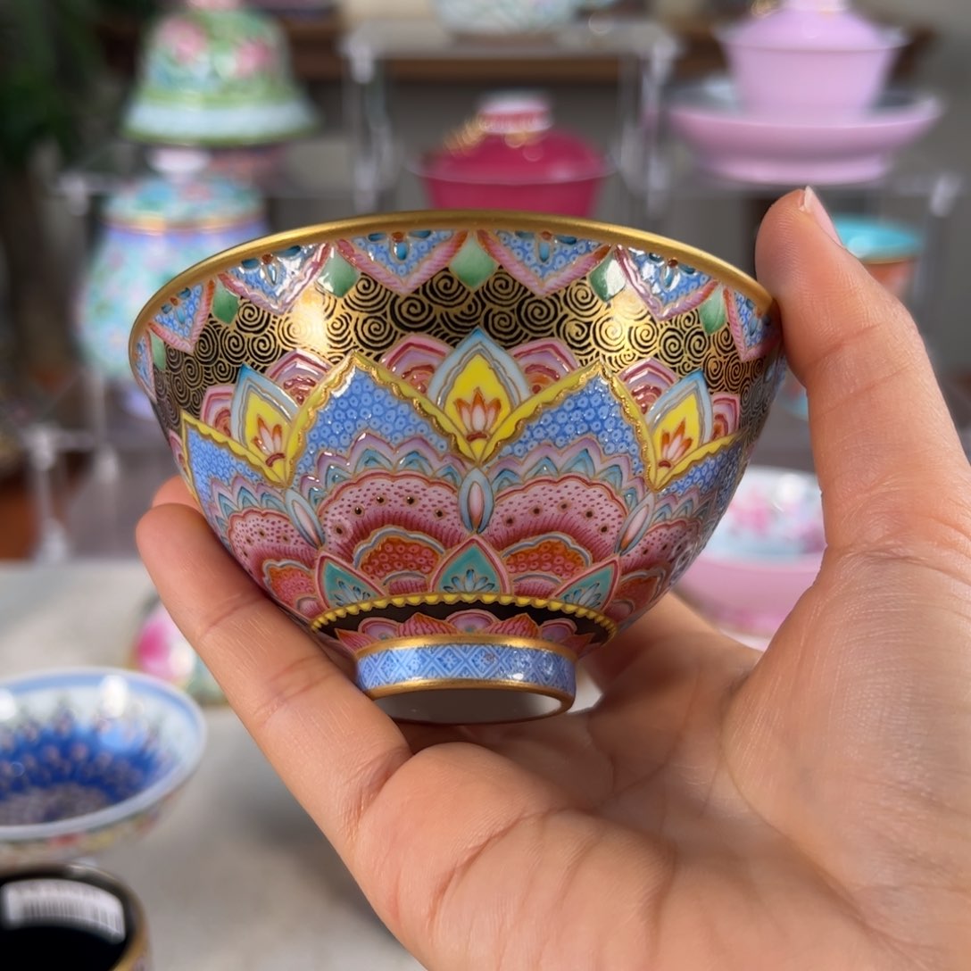 华*纯手工手绘 高端茶器