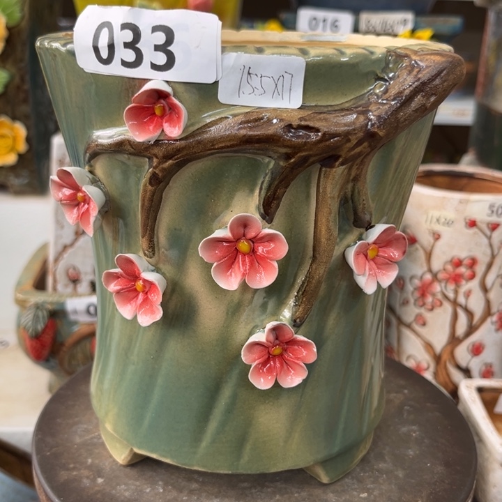 紫砂花盆粗陶材质多肉花盆