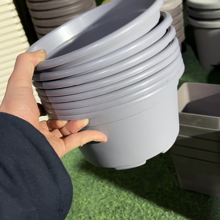 22外径12高8个盆灰色