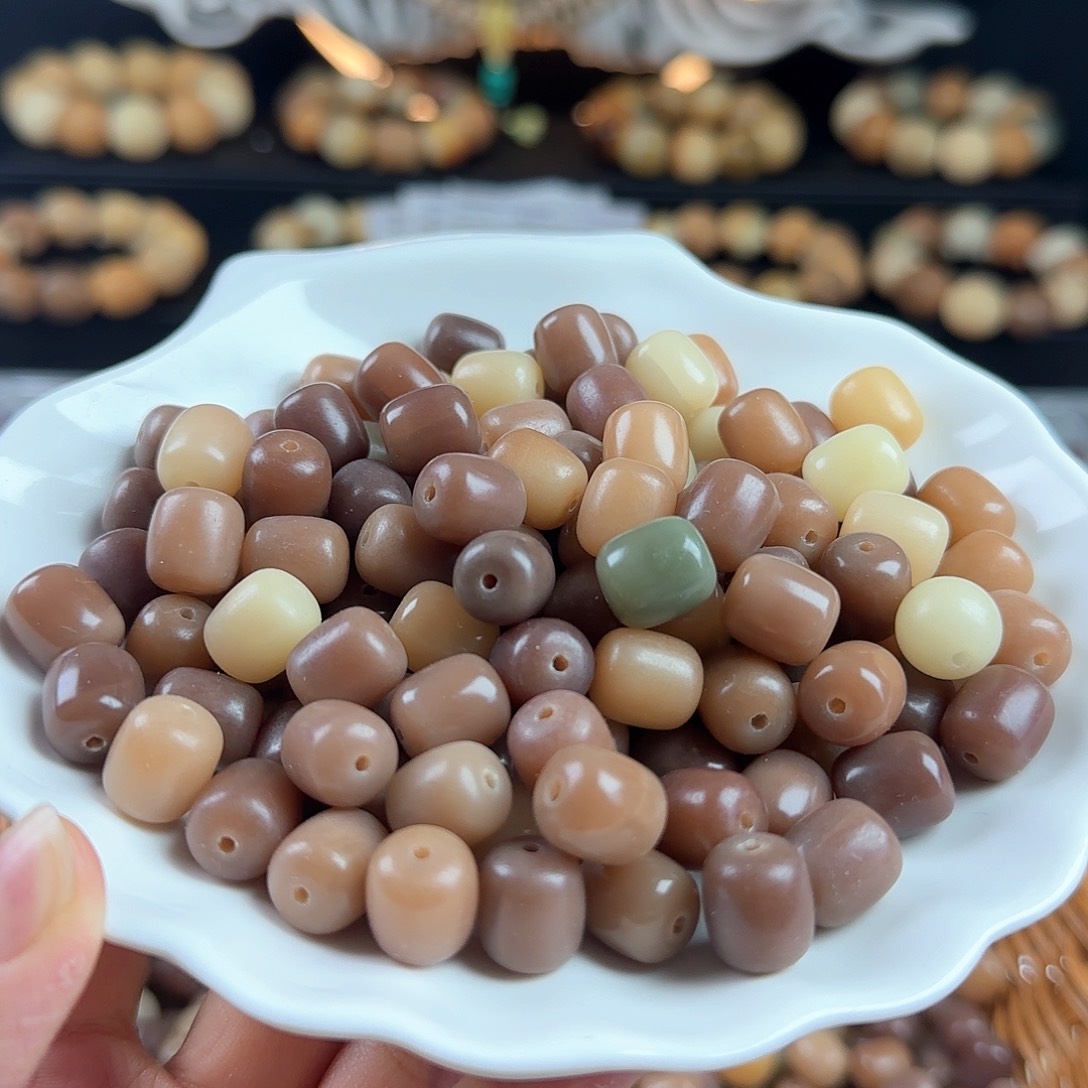 菩提根/象牙果手串卡12➕熬夜玫瑰年糕100卡牌➕20备珠