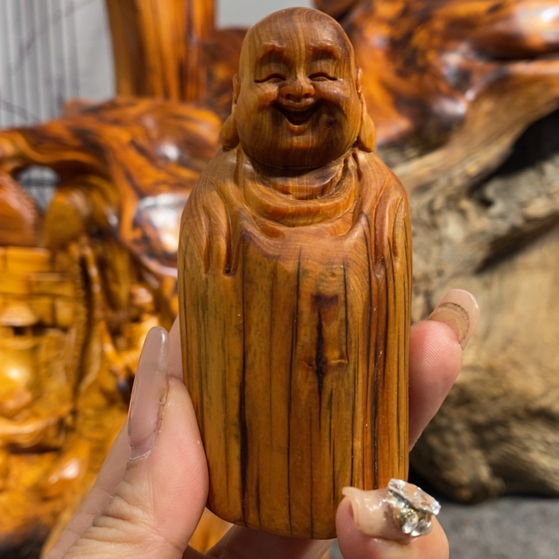 【闪购商品】柏木（崖柏）根雕木雕工艺品摆件创意，满10送1手把件