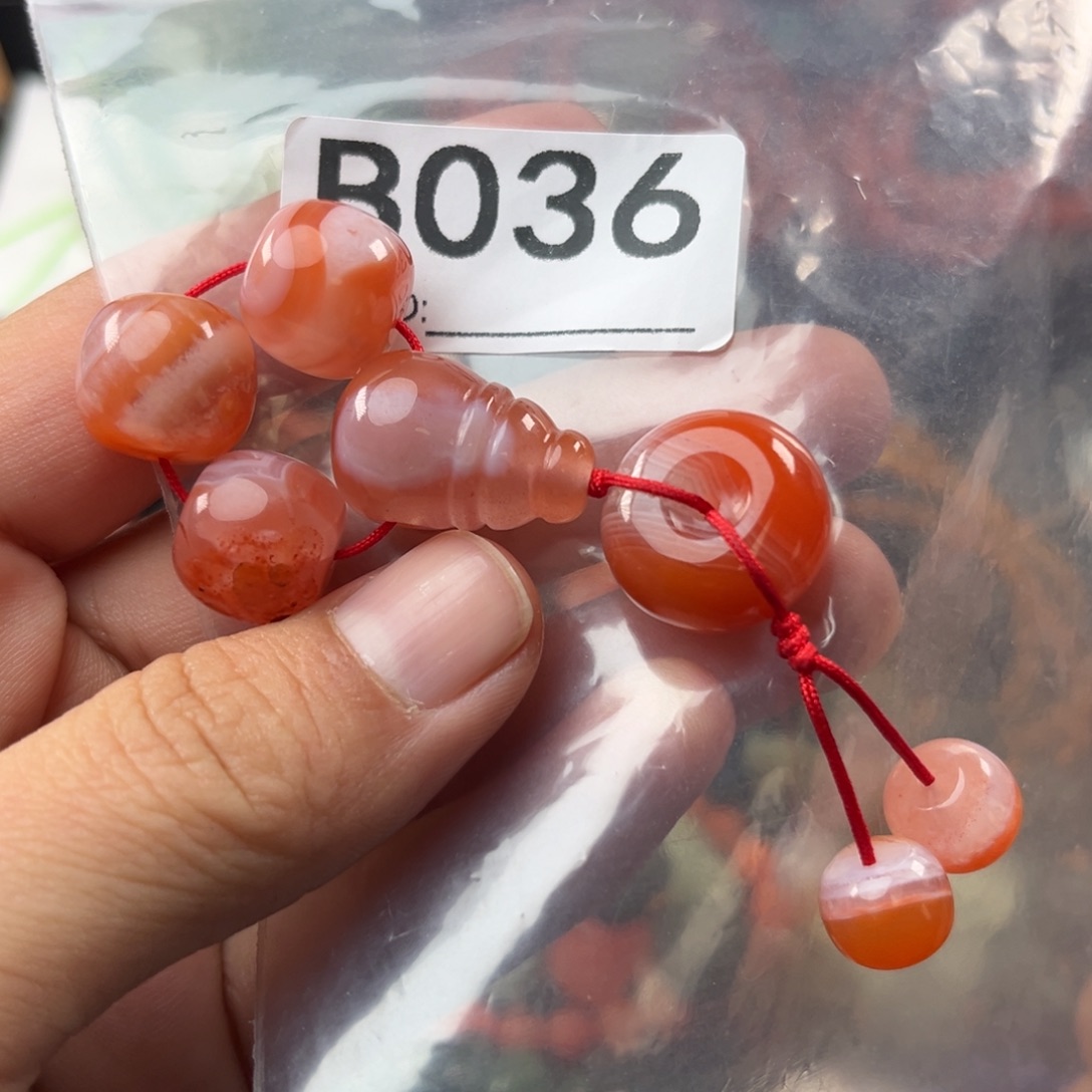 南红玛瑙未镶嵌珠宝奇石14mm
