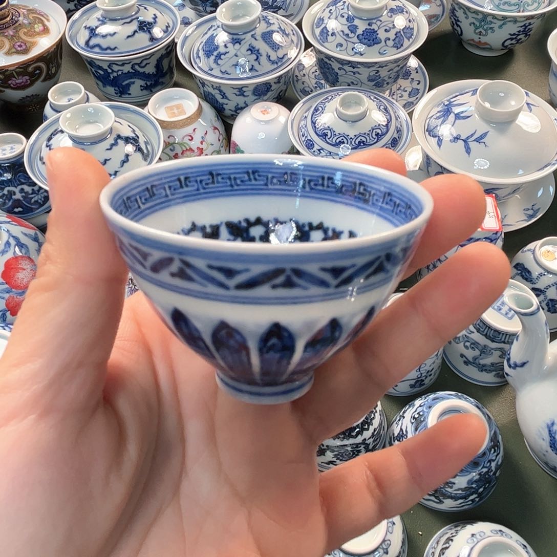 杯青花瓷器青花瓷器