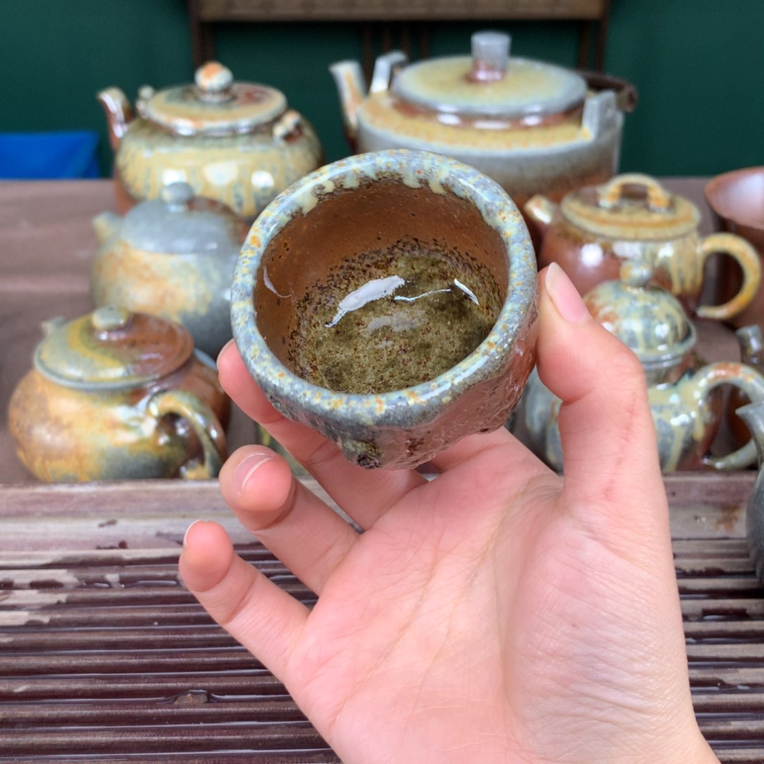 紫砂茶壶纯自然柴烧