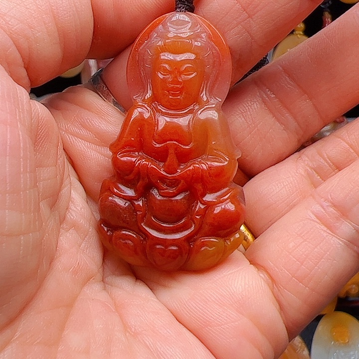 石英质玉（黄龙玉）合金手链