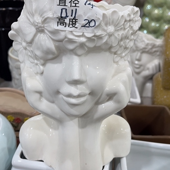 多肉绿植陶瓷花盆9.9包邮，有孔