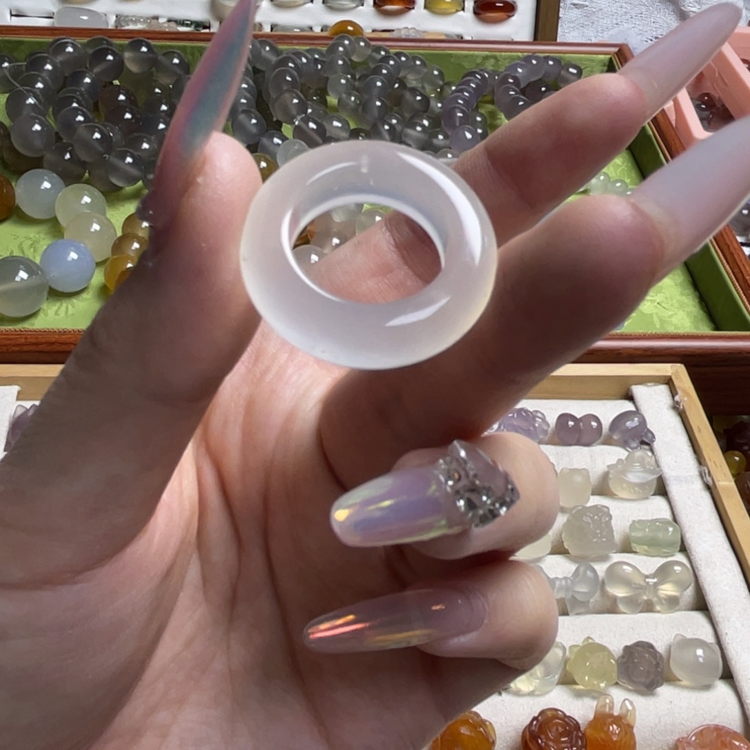 玛瑙/玉髓合金戒圈
