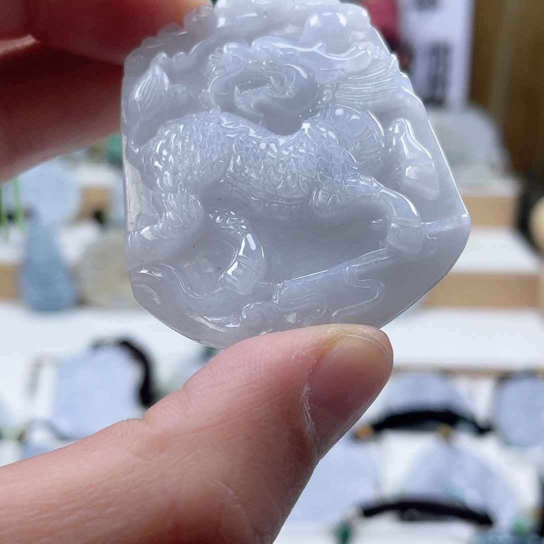 翡翠颈饰未镶嵌0513挂件