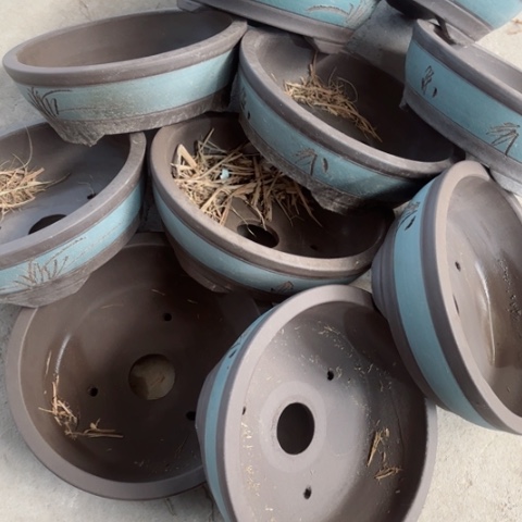 紫砂花盆100-10.。20.5-7