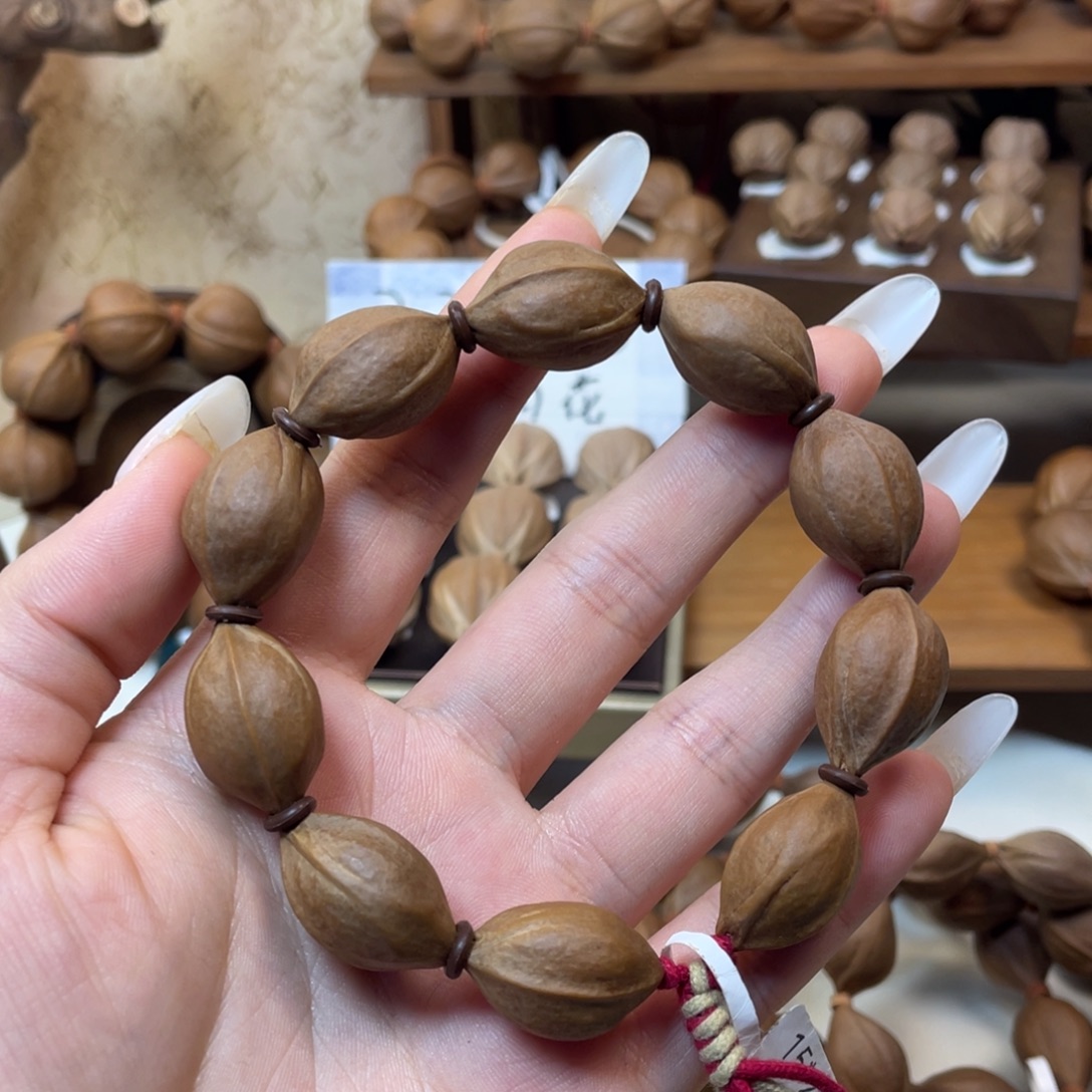 用***6橄榄核手串/手链1524梅林铁核